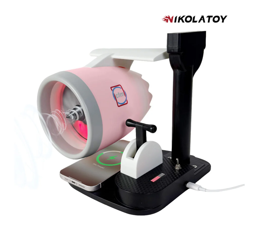 🌪️ NIKOLATOY® New Desktop JetFan พัดลมตั้งโต๊ะแบบเทอร์โบ รุ่นใหม่ มาพร้อมระบบชาร์จไร้สายและเครื่องพ่นไอน้ำเพิ่มความชื้น