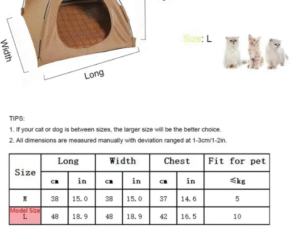 เต็นท์สัตว์เลี้ยงแบบพับได้
