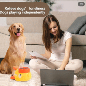 Duck Dog Treat Dispenser เครื่องจ่ายขนมสุนัขรูปเป็ด