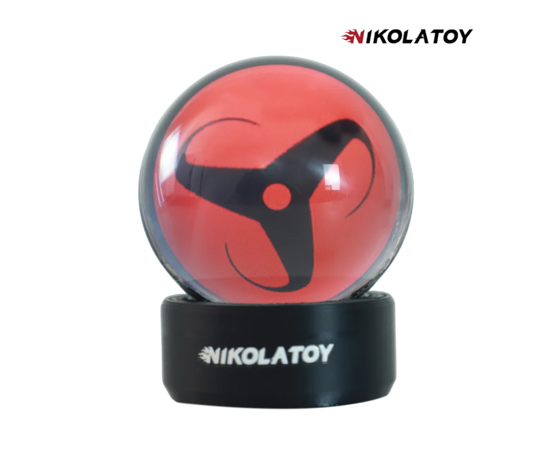 🔮 NIKOLATOY® ลูกบอลคริสตัลลายเนตรวงแหวน (Sharingan Crystal Ball)