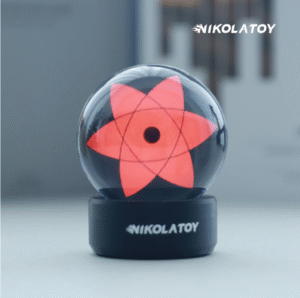 🔮 NIKOLATOY® ลูกบอลคริสตัลลายเนตรวงแหวน (Sharingan Crystal Ball)