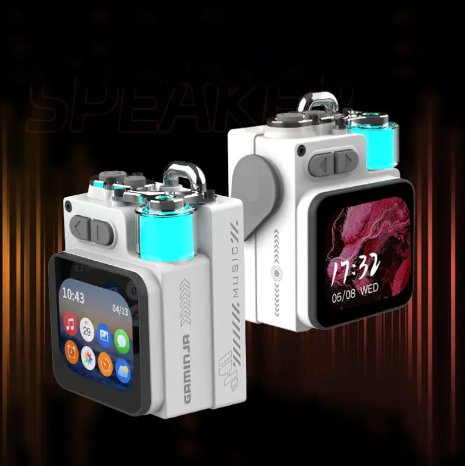 🔊 ลำโพงไร้สาย GAMINJA แบบพกพา มัลติฟังก์ชันขนาดมินิ พร้อมไฟสุดเท่ ลำโพงสเตอริโอพร้อมวิทยุในตัว เหมาะสำหรับใช้ในบ้านและออฟฟิศ 🎶