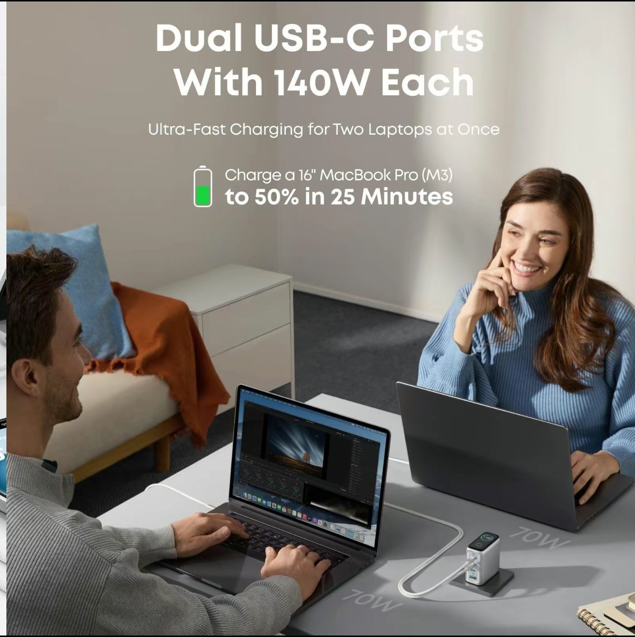 ⚡ Anker 140W GaN Charger (รุ่น A2697)