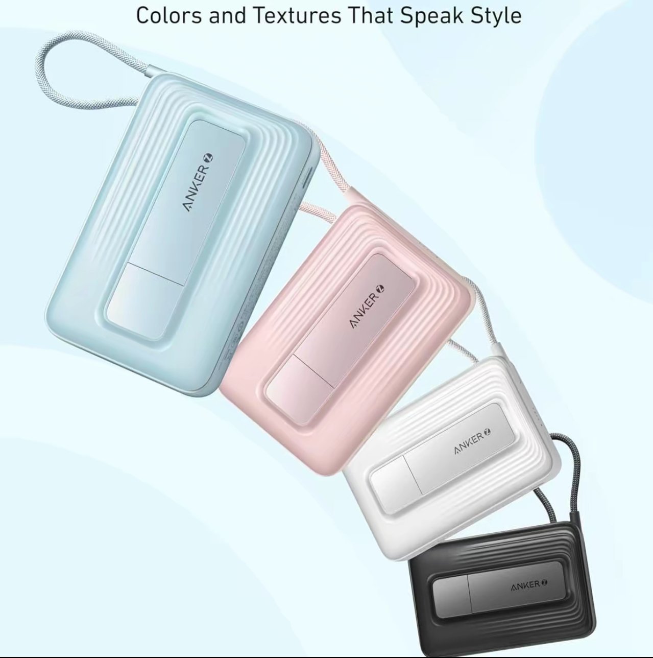 แบตเตอรี่สำรอง Anker Zolo ขนาด 10,000 mAh แบบพกพา