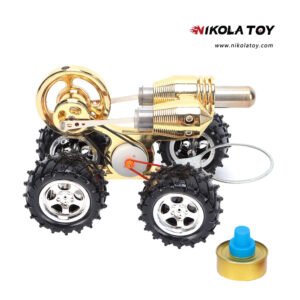 NikolaToy™ โมเดลเครื่องยนต์สเตอร์ลิงแบบบักกี้ (Stirling Engine Model – Buggy Edition)