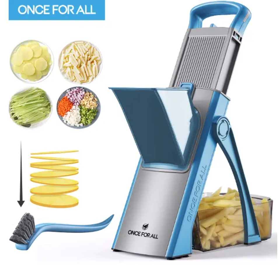 【ONCE FOR ALL】เครื่องหั่นและสไลซ์ผักผลไม้อเนกประสงค์รุ่นอัปเกรด