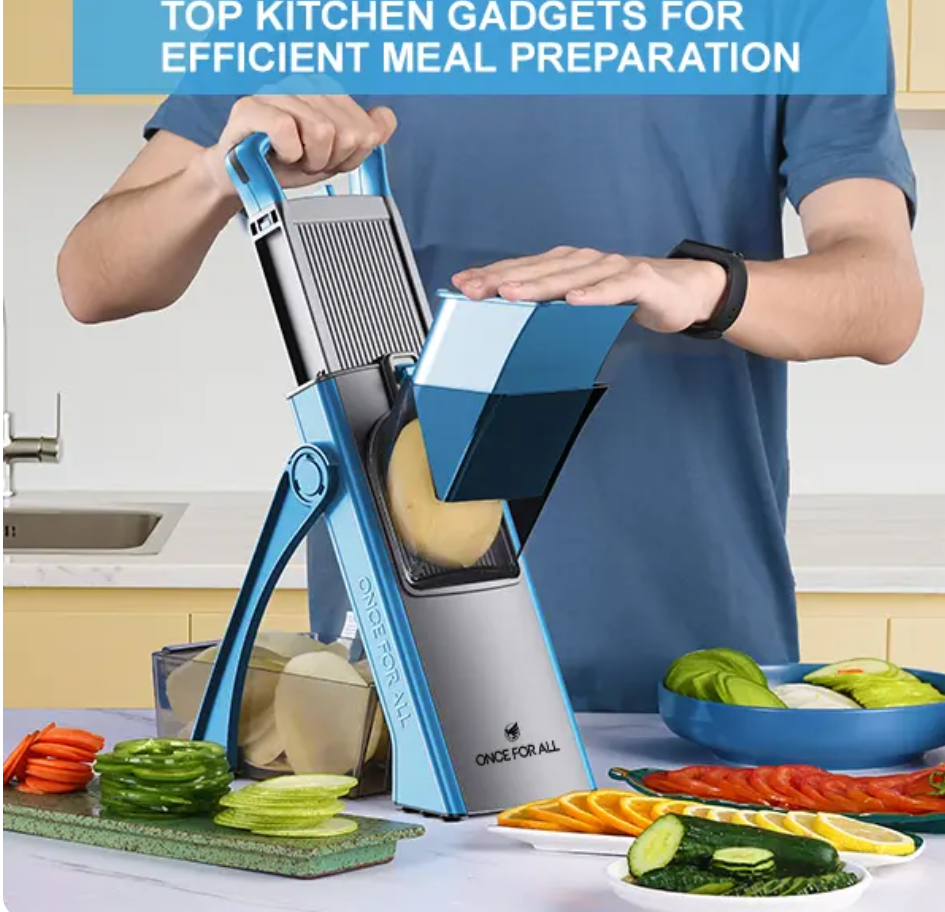 【ONCE FOR ALL】เครื่องหั่นและสไลซ์ผักผลไม้อเนกประสงค์รุ่นอัปเกรด