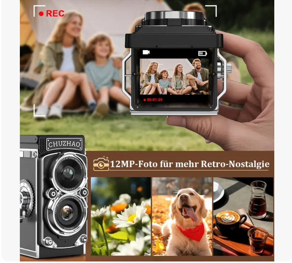 📸【กล้องดิจิทัลมินิเรโทร】Classic Digital Camera รุ่นใหม่ล่าสุด